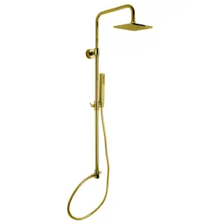Fima Carlo Frattini Wellness Душевая стойка: без смесителя, с верхним и ручным душем, цвет: gold F2200LOR
