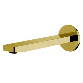 Fima Carlo Frattini Flo' Излив для ванны настенный 20,1 см, цвет: gold F2222OR