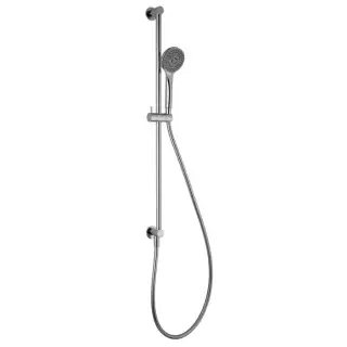 Fima Carlo Frattini Wellness Душевая штанга 88 см с подводом воды и душем, цвет: brushed nickel F2039SN