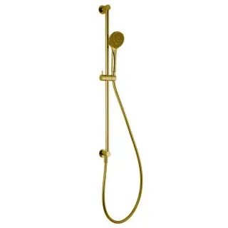 Fima Carlo Frattini Wellness Душевая штанга 88 см с подводом воды и ручным душем, цвет: gold F2039OR