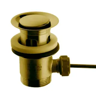 Fima Carlo Frattini Complementi Донный клапан с переливом и пробкой из латуни, цвет: gold F2000OR