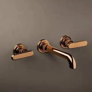 Fima Carlo Frattini Park Lane Смеситель для раковины встраиваемый, излив 15 см, цвет: gold F1331/5OR