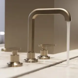 Fima Carlo Frattini Park Lane Смеситель для раковины, на 3 отвер, д/к, излив 15 см, цвет: champagne F1301HL