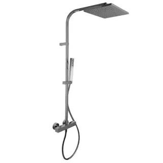 Fima Carlo Frattini Wellness Душевая стойка: термостат, верхний и ручной душ, цвет: chrome F4265N/QP365CR