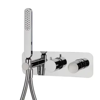 Fima Carlo Frattini Nomos Go Смеситель для душа встраиваемый, 2 потребителя, цвет: chrome F4179WX2CR