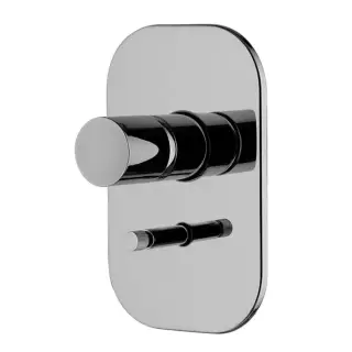 Fima Carlo Frattini Nomos Go Смеситель для душа встраиваемый, 2 потребителя, цвет: chrome F4169X2CR