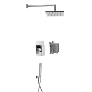 Fima Carlo Frattini Wellness Душевой комплект встраиваемый: смеситель, душ, цвет: chrome F3979CR