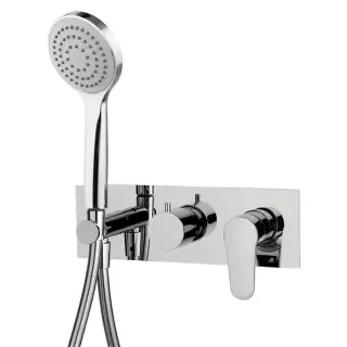 Fima Carlo Frattini Serie 22 Смеситель для душа встраиваемый, 2 потребителя, цвет: chrome F3849WX2CR