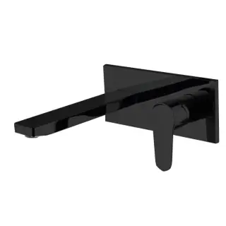 Fima Carlo Frattini Serie 22 Смеситель для раковины встраиваемый, излив 20 см, цвет: black matt F3830WLX5NS