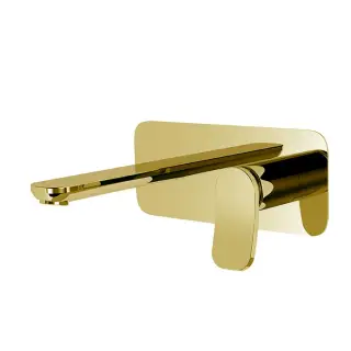 Fima Carlo Frattini Flo' Смеситель для раковины встраиваемый, внешняя часть, излив 15 см, цвет: gold F3821WX5OR