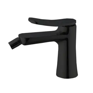 Fima Carlo Frattini Flo' Смеситель для биде, без донного клапана, излив 13,3 см, цвет: black matt F3802NS.1