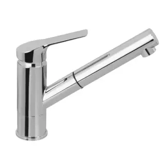 Fima Carlo Frattini Kitchen Смеситель для кухни с выдвижным изливом, Energy Saving, цвет: chrome F3768CR.ES