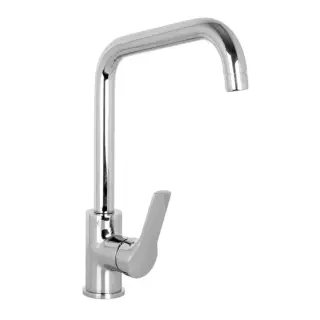 Fima Carlo Frattini Kitchen Смеситель для кухни, поворотный излив, Energy Saving, цвет: chrome F3767/1RCR.ES