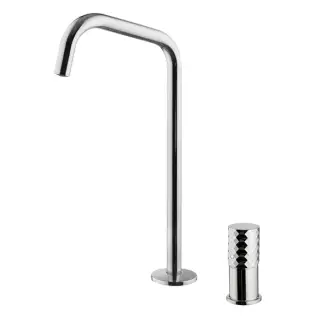 Fima Carlo Frattini Spillo Tech Смеситель для раковины на 2 отвер с д/к, излив 16 см, цвет: chrome F3271TNDXCR