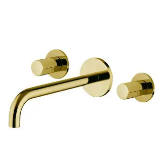 Fima Carlo Frattini So Смеситель для раковины встраиваемый, без ручки, излив 20 см, цвет: gold F3191L/5OR