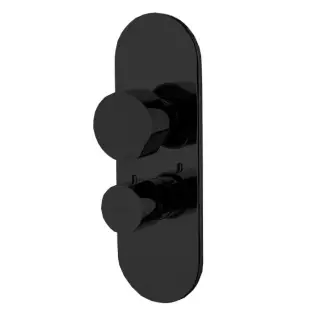 Fima Carlo Frattini So Смеситель для душа встраиваемый, без ручек 2-3 потребителя, цвет: black matt F3189X7NS