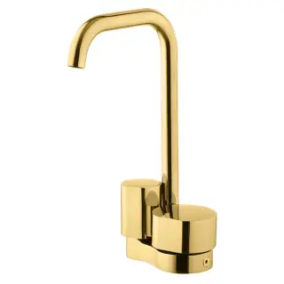 Fima Carlo Frattini So Смеситель для раковины, с донным клапаном, излив 13,5 см, цвет: gold F3171BOR