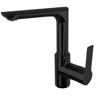 Fima Carlo Frattini Mast Смеситель для раковины без донного клапана, излив 15,9 см, цвет: black matt F3151FNS.1