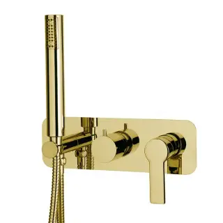 Fima Carlo Frattini Mast Смеситель для душа встраиваемый, 2 потребителя, цвет: gold F3149WX2OR