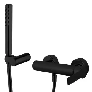 Fima Carlo Frattini Mast Смеситель для душа с душевым комплектом, без излива, цвет: black matt F3135NS