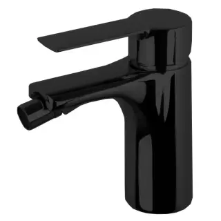 Fima Carlo Frattini Mast Смеситель для биде, с донным клапаном, излив 10,7 см, цвет: black matt F3132NS