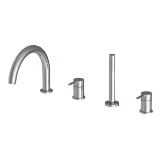 Fima Carlo Frattini Snap Смеситель на борт ванны с ручным душем, цвет: chrome F3124NCR