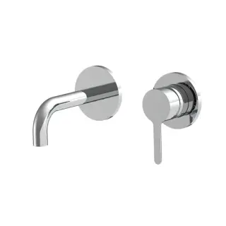 Fima Carlo Frattini Snap Смеситель для раковины встраиваемый, излив 12 см, цвет: chrome F3121WSX9CR