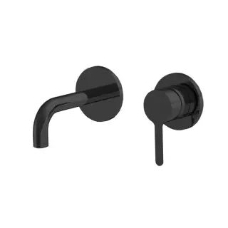 Fima Carlo Frattini Snap Смеситель для раковины встраиваемый, излив 12 см, цвет: black matt F3121WSX9NS