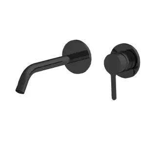 Fima Carlo Frattini Snap Смеситель для раковины встраиваемый, излив 20 см, цвет: black matt F3121WLX8NS