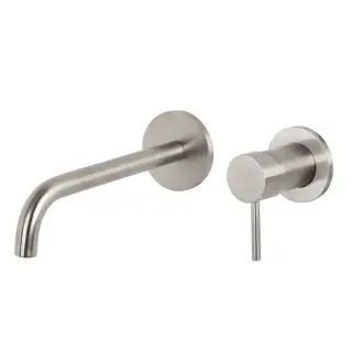 Fima Carlo Frattini Spillo Steel Смеситель для раковины встраив., излив 20 см, цвет: stainless steel F3081WLX9INOX