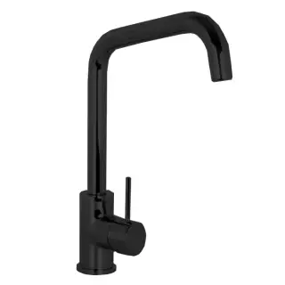 Fima Carlo Frattini Kitchen Смеситель для кухни, поворотный излив, Energy Saving, цвет: black matt F3067/1RNS.ES