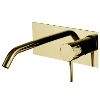 Fima Carlo Frattini Spillo Up Смеситель для раковины встраиваемый, излив 15 см, цвет: gold F3051WX5OR