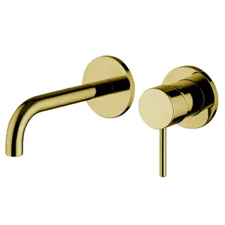 Fima Carlo Frattini Spillo Up Смеситель для раковины встраиваемый, излив 12 см, цвет: gold F3051WSX9OR