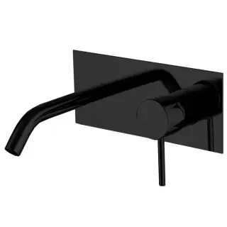 Fima Carlo Frattini Spillo Up Смеситель для раковины встраиваемый, излив 20 см, цвет: black matt F3051WLX5NS