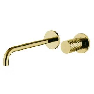 Fima Carlo Frattini Spillo Tech Смеситель для раковины встраиваемый, излив 25 см, цвет: gold F3051TWZX9XOR