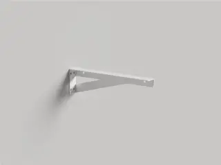 Salini Кронштейн для подвесной раковины 5х45х12 см, правый, цвет: белый матовый 1903304M