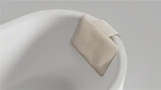 Salini Подушка для ванны с утяжелителем 35,5х24 см, цвет: beige 1904201B