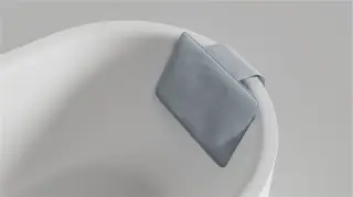 Salini Подушка для ванны с утяжелителем 35,5х24 см, цвет: grey 1904201G