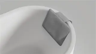 Salini Подушка для ванны с утяжелителем 35,5х24 см, цвет: stone 1904201S