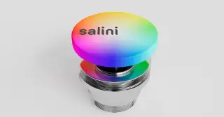 Salini D 506 Донный клапан для раковины из S-Sense, Click-Clack универсальный цвет: RAL глянцевый 162205GF