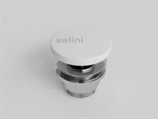 Salini D 506 Донный клапан для раковины из S-Sense, Click-Clack универсальный цвет: белый глянцевый 162205G