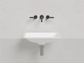 Salini Marea 06 Раковина встраиваемая снизу 55х40 см, без перелива, цвет: RAL глянцевый 1802106G