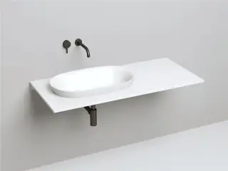 Salini Marea 01 S-Sense Раковина полувстраиваемая 64,5х38,7 см, без перелива, цвет: белый глянцевый 1802101G