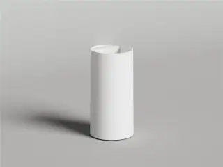 Salini Armonia Round Top 01 Раковина напольная 45х90h см выпуск в пол без перелива цвет: RAL матовый 130421TMF