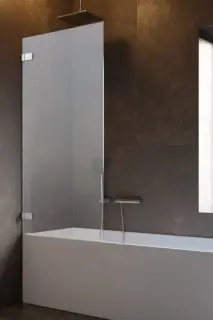 Radaway Arta QL PNJ Шторка на ванну распашная, прозрачная, 30-100х150h см, цвет: хром глянцевый 10102500-03-01L