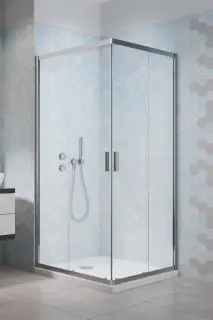 Radaway Alienta C Душевой уголок 90х190h см, универсальный, Easy Clean, цвет: хром глянцевый 10239090-01-01