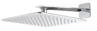 Treemme Ran Верхний душ 25 см, 1 вид струи, кронштейн настенный 33,5 см, цвет: chrome RWIT2247CC01