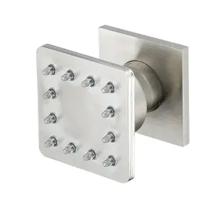 Treemme Showers Inox Душевая форсунка настенная 5x4,4 см, цвет: нержавеющая сталь ITRTBR255IS