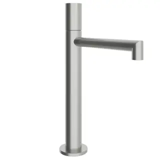 Treemme 28mm Смеситель для раковины высокий, без д/к, высота излива 16,8 см, цвет: нержавеющая сталь IT3B27ISGDZZ