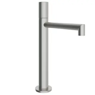 Treemme 28mm Смеситель для раковины высокий, без д/к, высота излива 16,8 см, цвет: нержавеющая сталь IT3B27ISG1ZZ